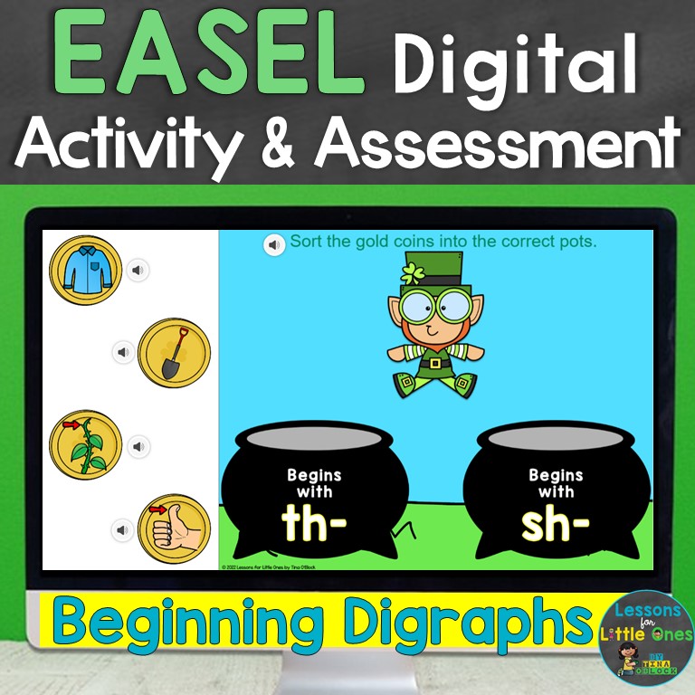 Easel Beginning digraphs activity assessment
