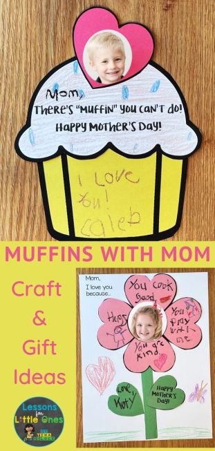 Muffins with Mom Craft Mother's Day Gift